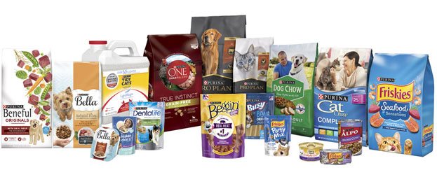 Assorted Purina Dog and Cat Food